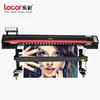 Locor D18 1.8m 6ft Large Format Eco Solvent one way vision /mesh Printer with double DX5 factory price