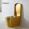 Standard size gold color wall hung wall hung bidet toilet bowl with p-trap