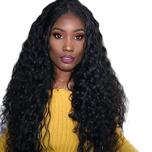 CELIE Human Hair HD Lace Front Wig Water Wave Cuticle Aligned Raw Virgin India Human Hair 360 Lace Frontal Braided Wig