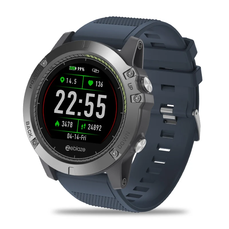 Intelligent Waterproof Round Screen Zeblaze VIBE 3 HR Smart watch With Pedometer  Smart Bracelet