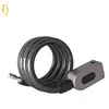 GPS app QR code waterproof IP 65 bluetooth and finger print cable bike bicycle scooter cable finger door lock