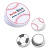Great quality unique design office stationery round solid different ball shaped plastic clip with strong round mini magnet