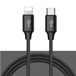 For iPhone to Type C USB C PD Fast Charger Cable 15W Quick USB Cable Charger Cord