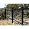 PVC COATED STEEL MESH FENCING WIRE GALVANISED NAIL SQUARE METAL FENCE POSTS