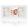 Cute Baby Photo Frame DIY Handprint Footprint Picture Frame Exquisite Print Cast Set Baby Gift