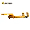 Engineering & Construction machines transport low loader trailer 60 - 80 ton lowboy trailer for sale