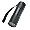 Ultra Violet Black Light 9 LED Mini Aluminum Flashlight AAA Pet Urine Stains Detector Scorpion Hunting Torch Light UV Flashlight