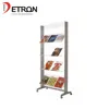 Metal helmet display shelf metal display shelf book store furniture metal magazine display rack