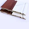 China manufacture fireproof indoor decorative wood plastic composite baseboard