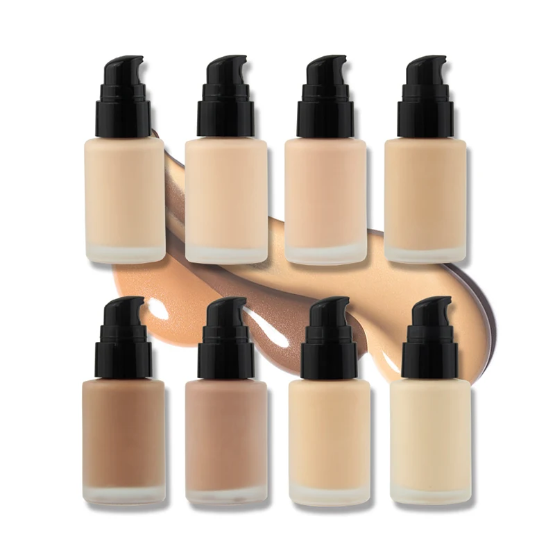 

Private label contour foundation liquid highlighter makeup, 7 colors optional