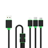 3 in 1 USB Cable Sync Data Charging Cable for iPhone Android USB Type C Micro usb
