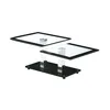 modern high strength tempered glass tea table and coffee table CM024