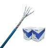AXD advanced SFTP cat7 cable / 4pairs 23 AWG high quality / shielded networking cable for computer with CPR