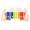 Newest Original Xiao mi Rainbow AA ZMI ZI5 battery colorful Alkaline maxe Cell 1.5V with Battery Case box