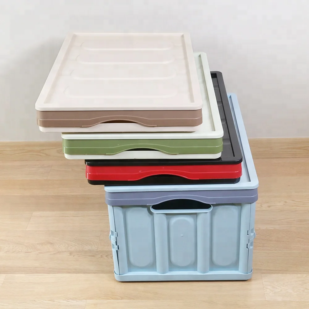 

Multi utility foldable big size boots plasti storage box organizer, Beige , green , beige , blue, custom