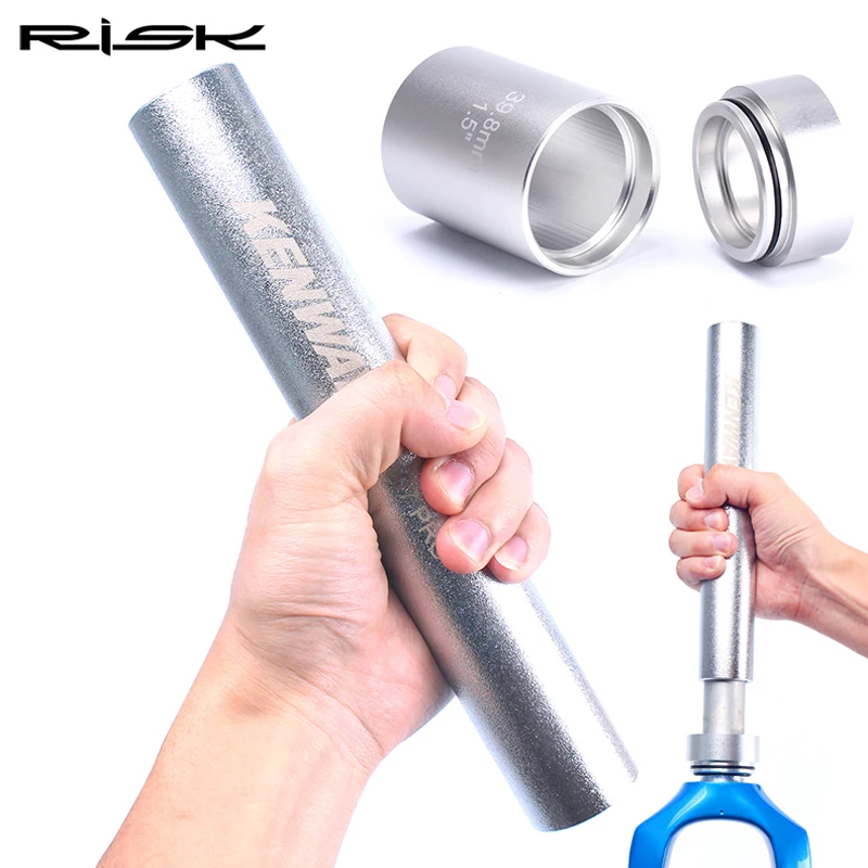 

Bike Bicycle Fork Steer Crown Race Setting System Installation Tool Extension for1-1/8" Fork 1-1/4" 1-1/2" Tapered Fork