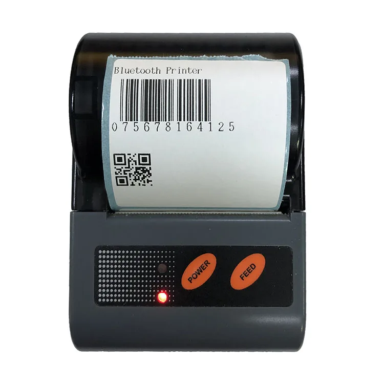 

Portable Mobile Small Mini Bluetooth Barcode Sticker Label Printer for IOS and Android