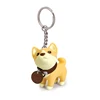 Cute Dog Shaped Keyring Dog Series Plastic PVC Custom Keychain
