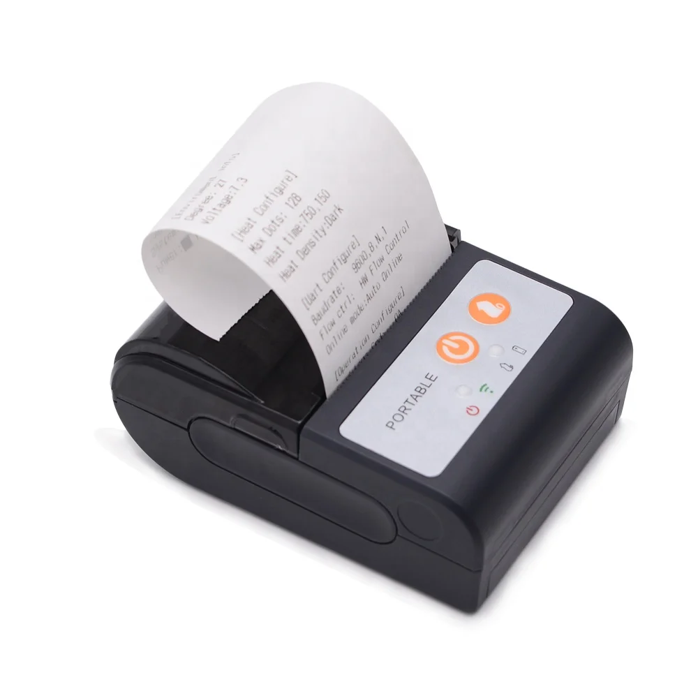 

China Beeprt 58mm mobile portable hand thermal mini receipt printer with bluetooth