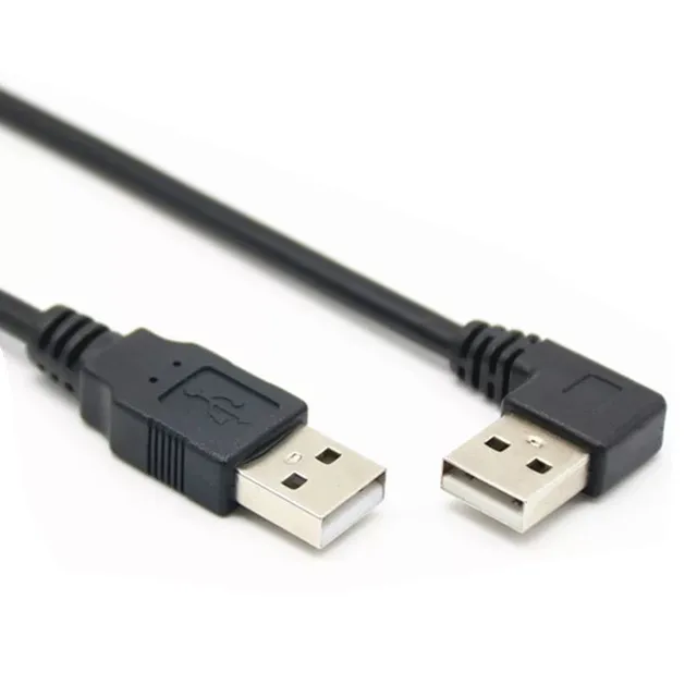 

Right Angle USB A male to USB 2.0 A male data sync charger cable