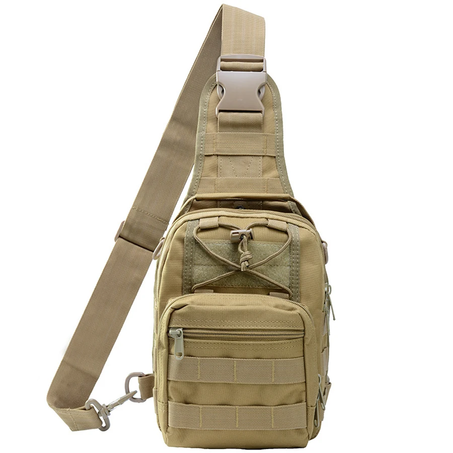 

In Stock Wholesale Outdoor Military Single Shoulder Messenger Tactical Chest Bag, Customized