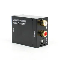 

High Quality Digital Optical Coaxial RCA Toslink Signal to Analog Audio Converter, DAC Converter Adapter