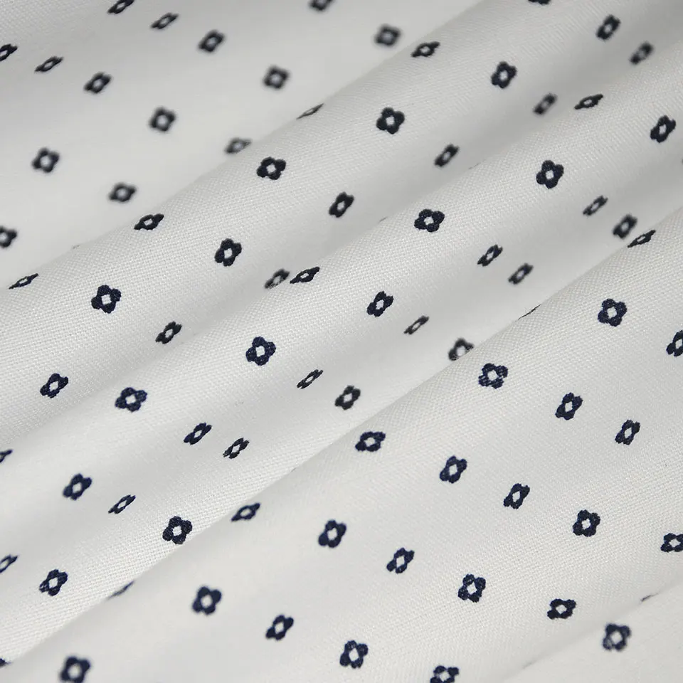 Wholesale Price Chinese Manufacturer Pot Star Design CVC Denim Printed Fabric