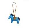 New Design Cute Bag Charm for Women Purse Charm Horse Leather Keychain Handbag accessory
