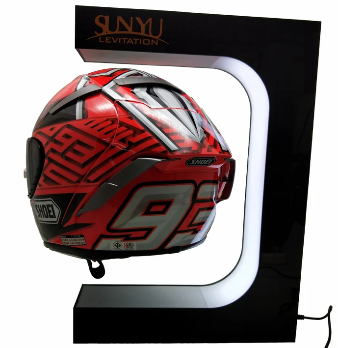 
Fashion levitating magnetic motorcycle helmet display and helmet motorcycle sever agv helmet display 