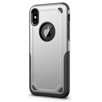 

Durable Armor Phone Case for iPhone X XS X Max Hybrid PC TPU Slim Rugged Protective Case Defend Cover