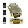 DB15 Connector VGA Connector Type 3 rows DB 15 Pin Port Adapter Female And Male Pure Copper Screw Installation + Shell DP15