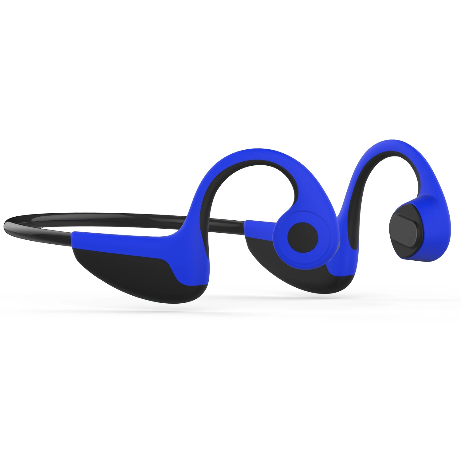 

2019 New Neckband bone conduction sport Microphone Headset Foldable Neckband Bone Conduction Earphone, Custom color