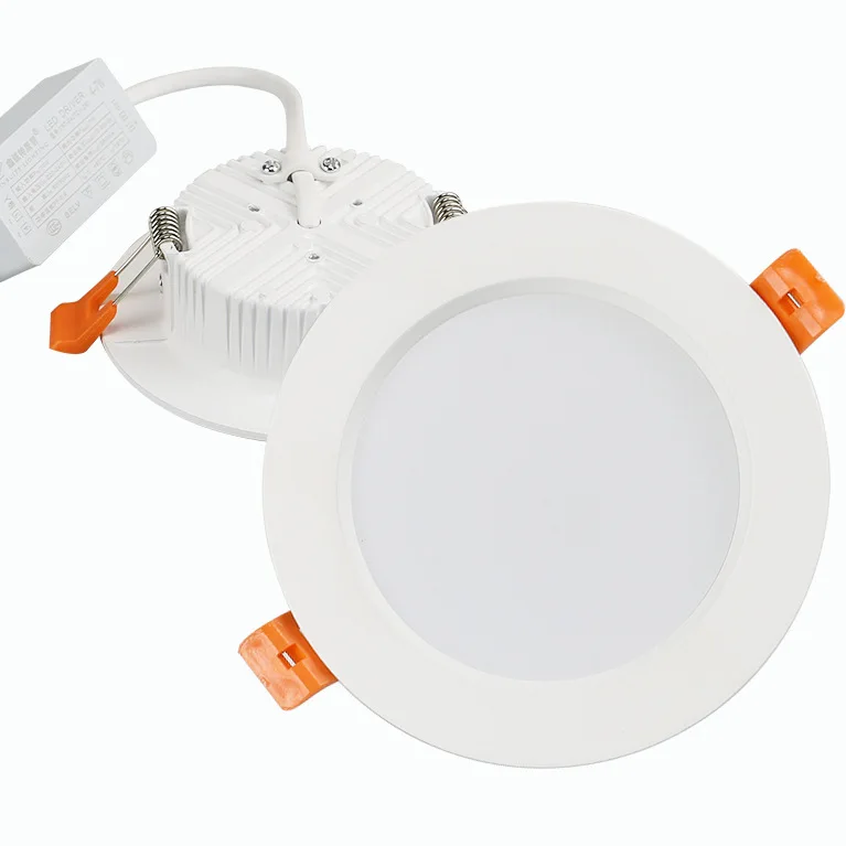 Recessed Low Profile Wafer Down Light Fixture LED Ultra Thin LED 6 inch slim panel light
