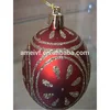 High texture Beautiful OEM gold plastic formed xmas decorative balls