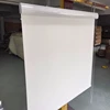 Clean white coating blackout motorized Waterproof roller blinds fabric sunscreen security roller blind