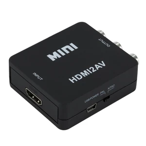 to AV 3RCA CVBs Composite Video Audio Converter