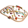Early education puzzle wooden assembled train blocks kindergarten children wooden toys