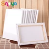 Latest Desirable Artwork Canvas Cotton And Polyester Mixed Stretched Canvas Blank Timber Frame