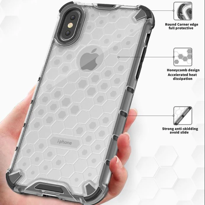 

wholesale high quality tpu pc new honeycomb phone case for samsung A50