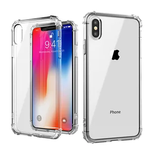 Clear Thin Soft TPU Cover Case iPhone X