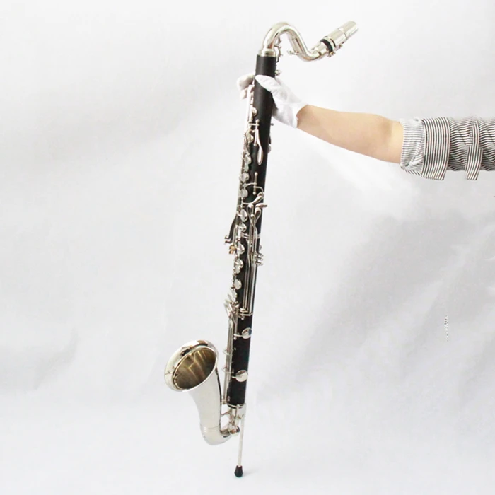 

Bb Key Professional Nickel Plated Bakelite Black Wood Bass Clarinet