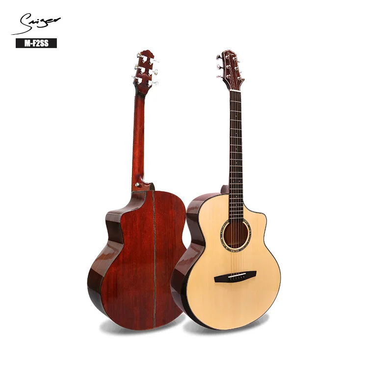 

41 inch Solid wood oem service for double cutaway acoustic guitar