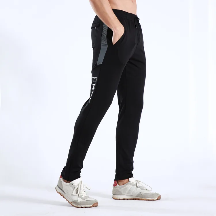 

Drop Shipping Men's Jogger Pants Sport Sweatpants Running Tracksuit Trousers with Pocket, Black/customized color