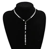 Europe and the United States cross-border jewelry handmade sequins rhinestones flash drill single layer multiple tassel multi-la