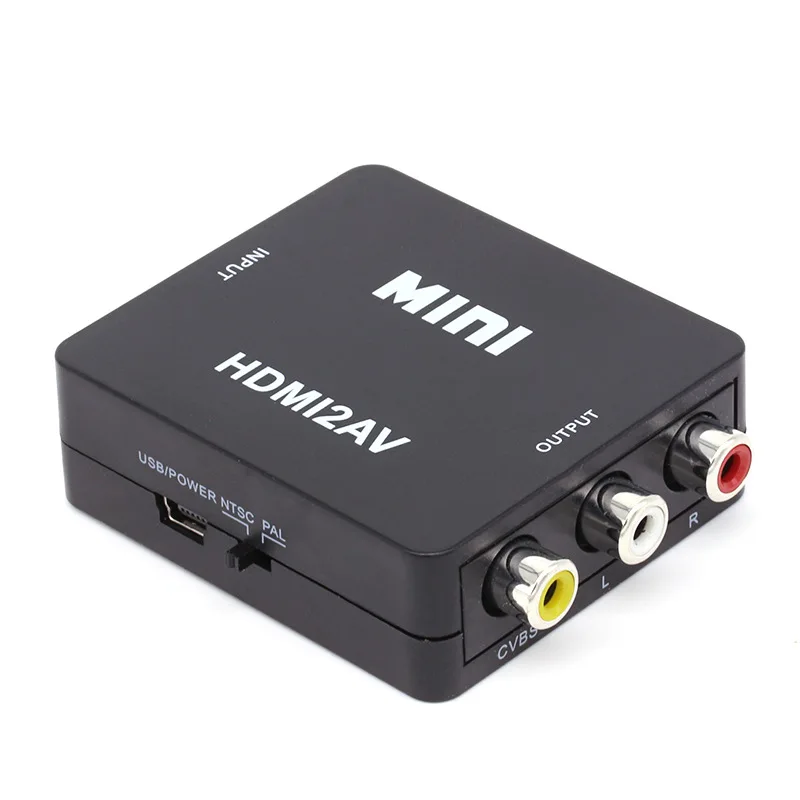 

AH-01 for AV to hdmi converter Compatible with HDCP protocol;Support PAL, NTSC3.58/NTSC4.43, SECAM, PAL/M, PAL/N