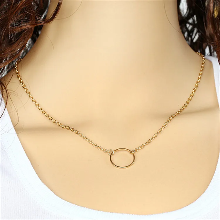 

New arrived high quality fashion colored sliver gold plated jewelry cheap necklace, Picture