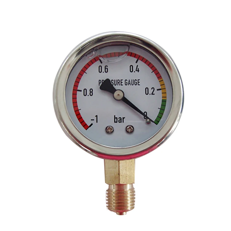 

China Stainless steel aseismatic oil filled pressure vacuum gauge