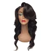Bleached Knots Cheap Body Wave Raw Indian Remy Human Hair Lace Front Wigs