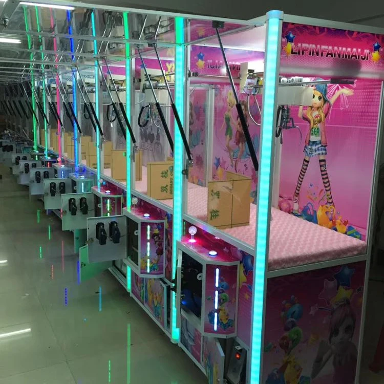 

toy crane machine with bill acceptor in thailand, Customized