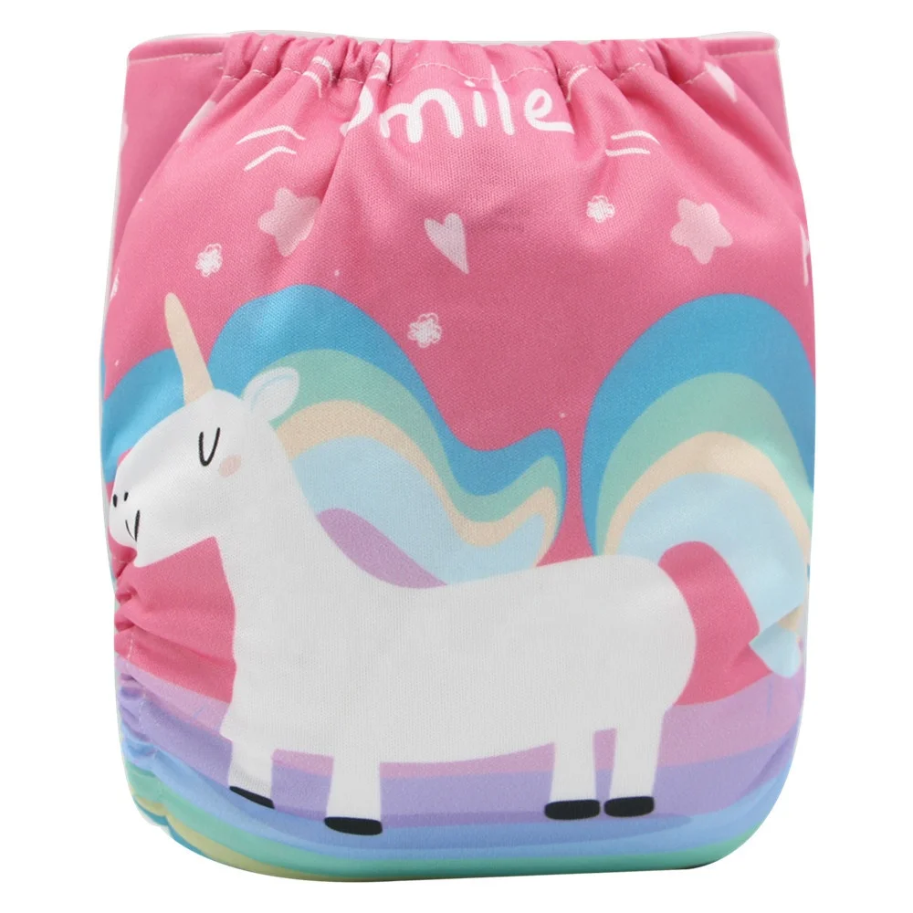 

New Prints Baby Cloth Diapers Washable Reusable Nappy for Baby Girls and Boys 3-D FORMFITTING